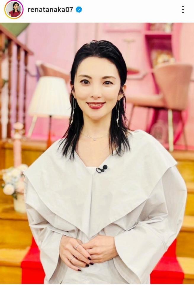田中麗奈のインスタグラム＠ｒｅｎａｔａｎａｋａ０７（３月１２日付）より 