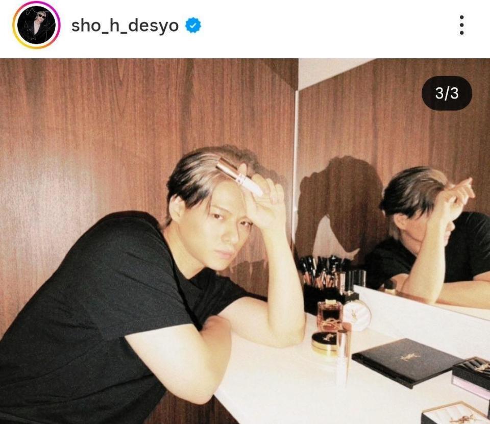 平野紫耀のインスタグラム＠ｓｈｏ＿ｈ＿ｄｅｓｙｏより 