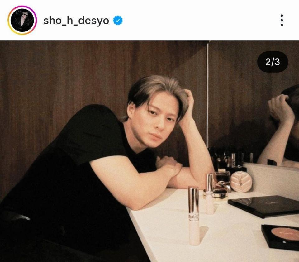 平野紫耀のインスタグラム＠ｓｈｏ＿ｈ＿ｄｅｓｙｏより 