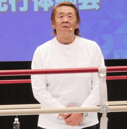 リングインした長州力