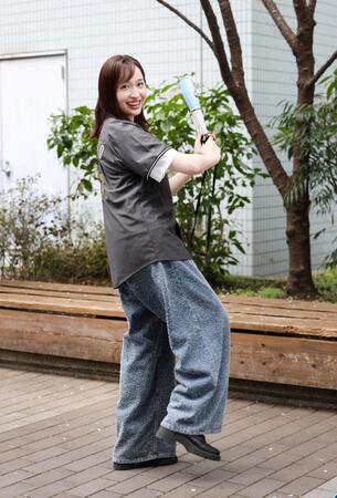 本紙単独取材に応じたＴＢＳ・宇賀神メグアナウンサー（撮影・石井剣太郎）