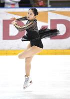 華麗に演技する本田望結＝２０２２年１０月