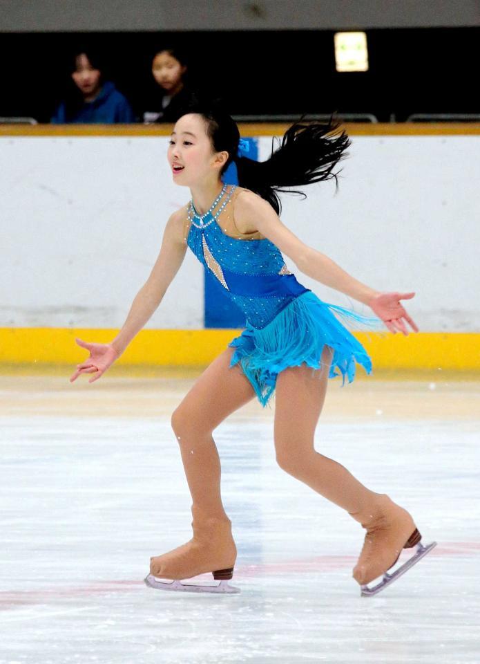 本田望結の滑り＝２０１６年１０月