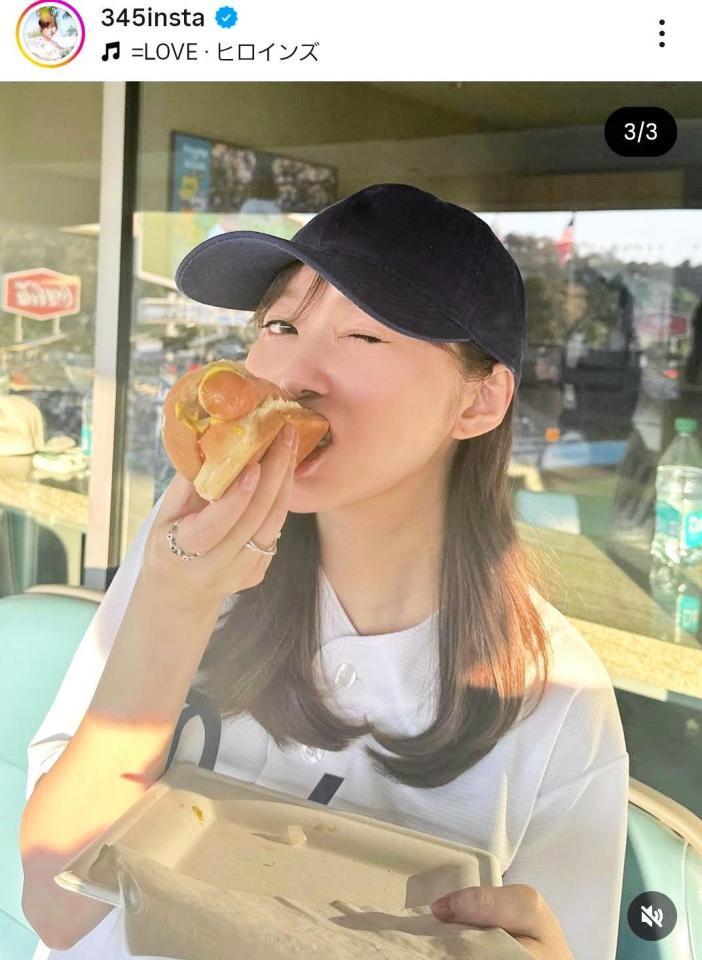 指原莉乃のインスタグラム＠３４５ｉｎｓｔａ（２５年１１月３日付）より