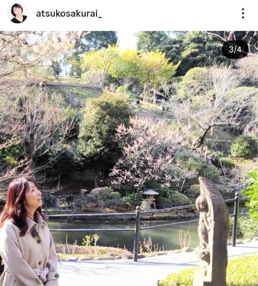 櫻井淳子のインスタグラム＠ａｔｓｕｋｏｓａｋｕｒａｉ＿（３月２４日付）より