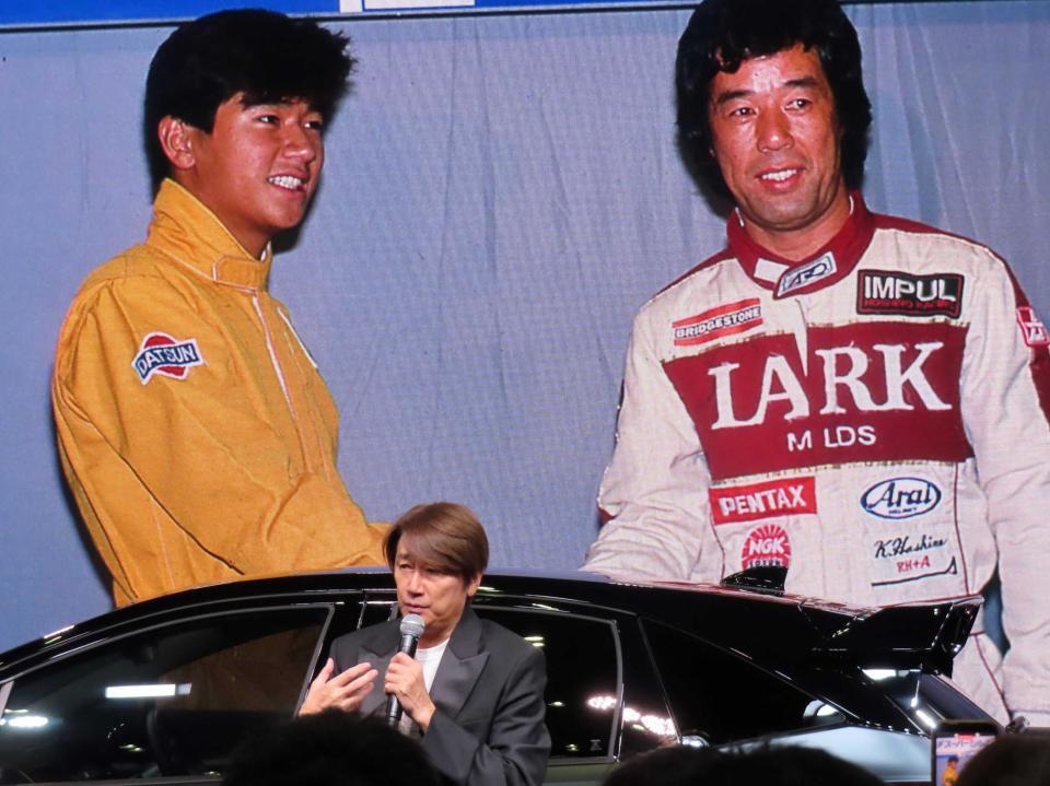 レーサー・星野和義との懐かしい映像をバックに当時を語る近藤真彦（２６年１月）