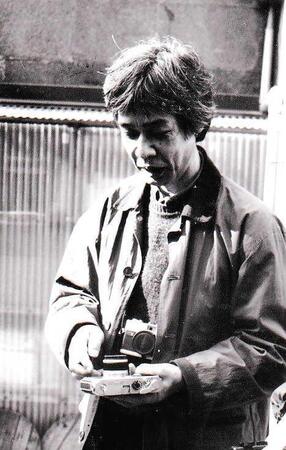 　つげ義春さん（１９９２年撮影）（Ｃ）高野慎三