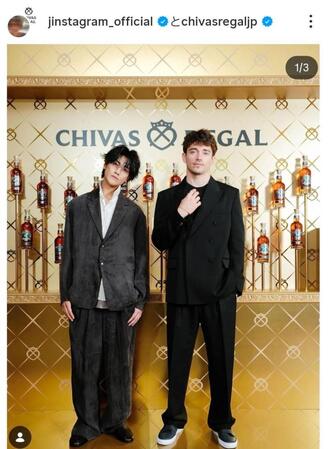 赤西仁のインスタグラム＠ｊｉｎｓｔａｇｒａｍ＿ｏｆｆｉｃｉａｌ（３月２５日付）より 