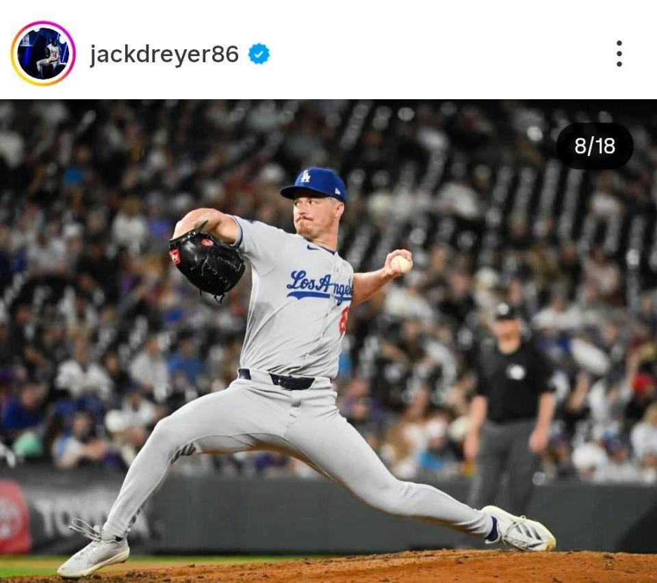 ドライヤーのインスタグラム＠ｊａｃｋｄｒｅｙｅｒ８６（１月１日付）より