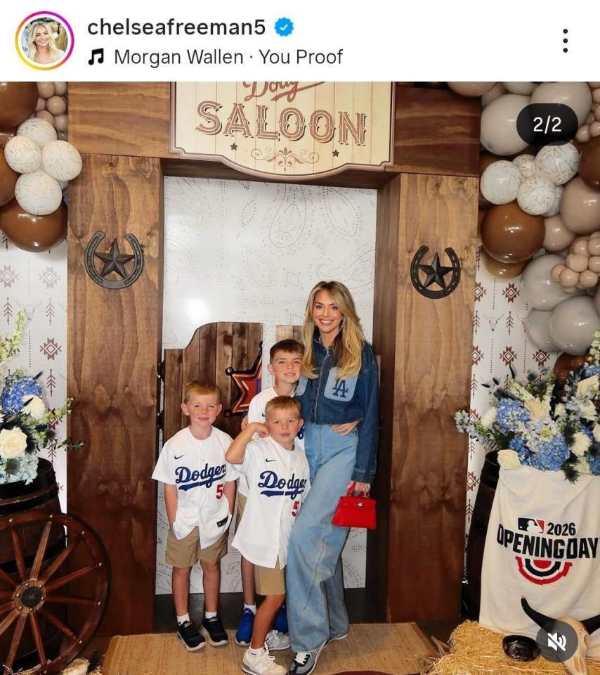 フリーマンの妻チェルシーさんのインスタグラム＠ｃｈｅｌｓｅａｆｒｅｅｍａｎ５より