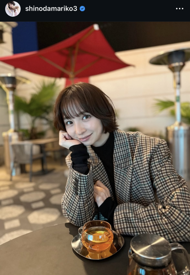 篠田麻里子のインスタ（＠ｓｈｉｎｏｄａｍａｒｉｋｏ３）１月１２日付より
