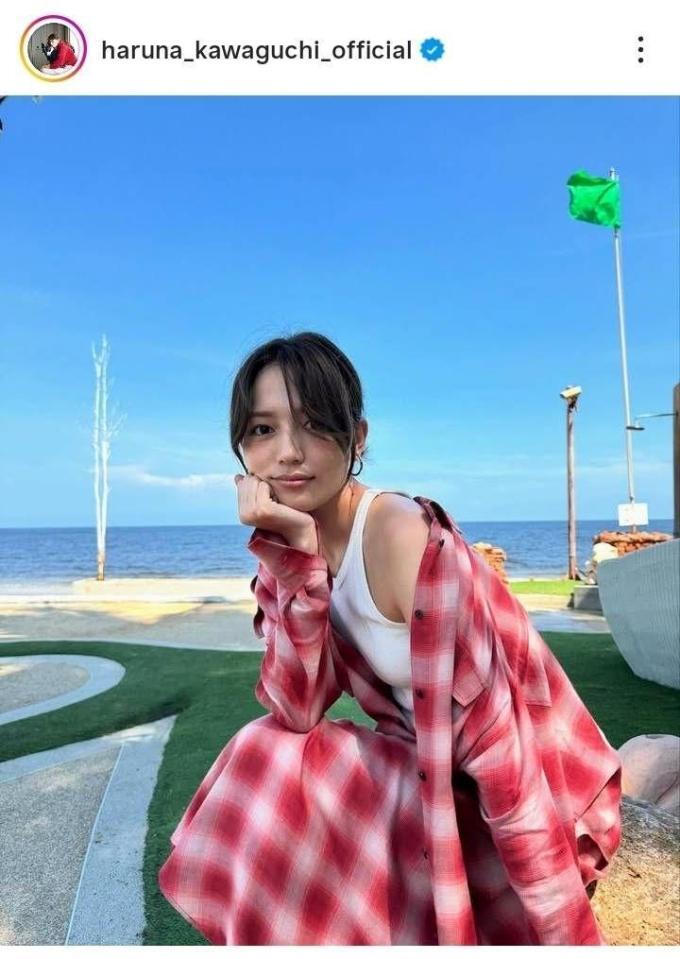川口春奈のインスタグラム＠ｈａｒｕｎａ＿ｋａｗａｇｕｃｈｉ＿ｏｆｆｉｃｉａｌから