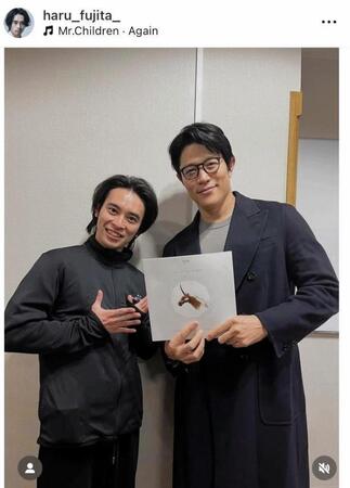 藤田ハルのインスタグラム＠ｈａｒｕ＿ｆｕｊｉｔａ＿（１月２９日付）より
