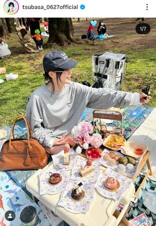 本田翼のインスタグラム＠ｔｓｕｂａｓａ＿０６２７ｏｆｆｉｃｉａｌより 