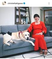 滝川クリステルアナのインスタ（＠ｃｈｒｉｓｔｅｌｔａｋｉｇａｗａ）　から