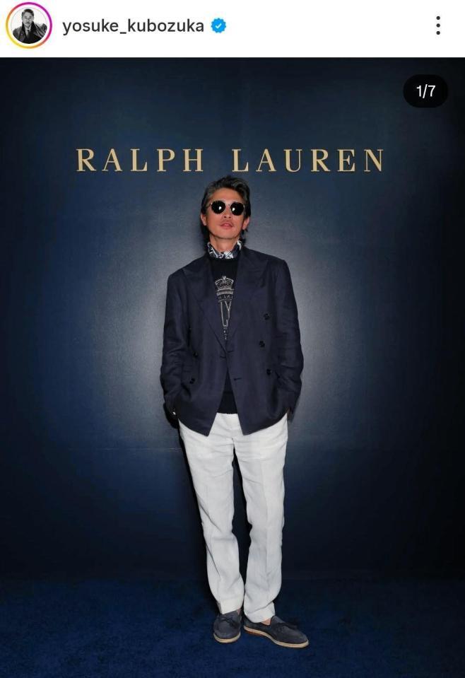 窪塚洋介のインスタグラム＠ｙｏｓｕｋｅ＿ｋｕｂｏｚｕｋａ（３月３１日付）より