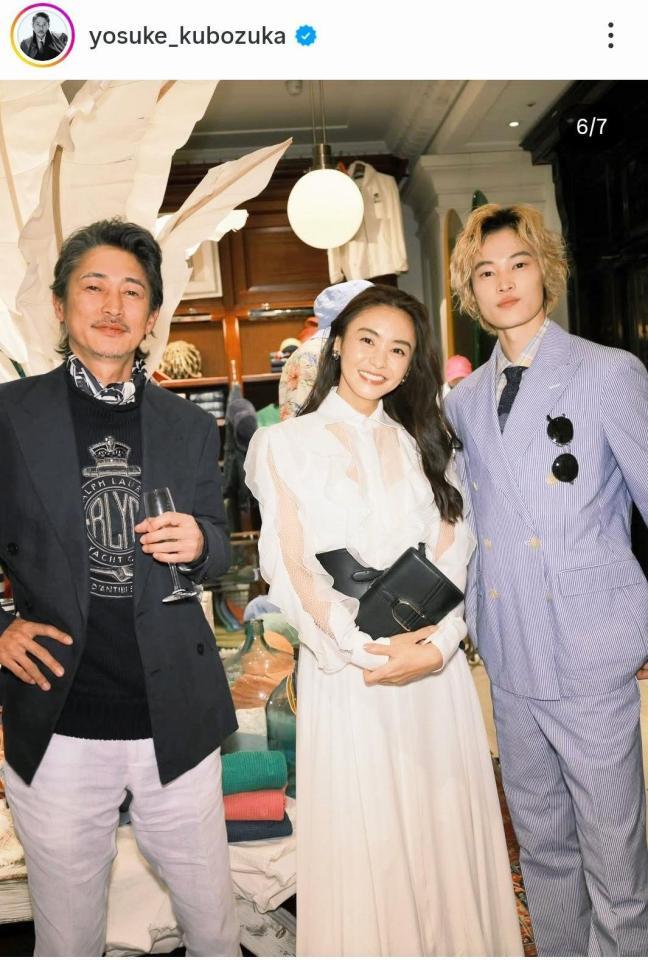 窪塚洋介のインスタグラム＠ｙｏｓｕｋｅ＿ｋｕｂｏｚｕｋａ（３月３１日付）より