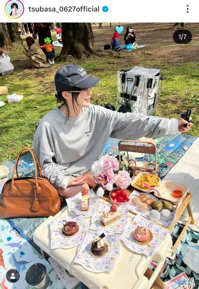 本田翼のインスタグラム＠ｔｓｕｂａｓａ＿０６２７ｏｆｆｉｃｉａｌより 