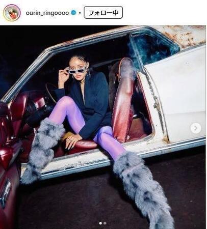 王林のインスタグラム＠ｏｕｒｉｎ＿ｒｉｎｇｏｏｏｏより