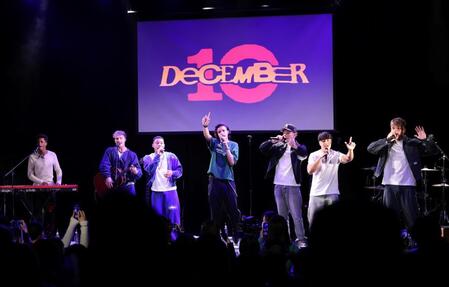 初来日ショーケースを開催したＤｅｃｅｍｂｅｒ１０＝東京・渋谷のＳＨＩＢＵＹＡ　ＰＬＥＡＳＵＲＥ　ＰＬＥＡＳＵＲＥ（撮影・伊藤笙子）