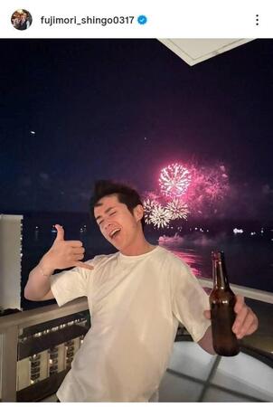 藤森慎吾インスタグラム（＠ｆｕｊｉｍｏｒｉ＿ｓｈｉｎｇｏ０３１７）から