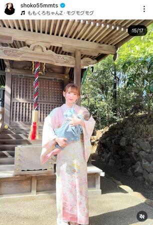 中川翔子のインスタグラム＠ｓｈｏｋｏ５５ｍｍｔｓ（２月２日付）より