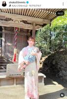 中川翔子のインスタグラム＠ｓｈｏｋｏ５５ｍｍｔｓ（２月２日付）より