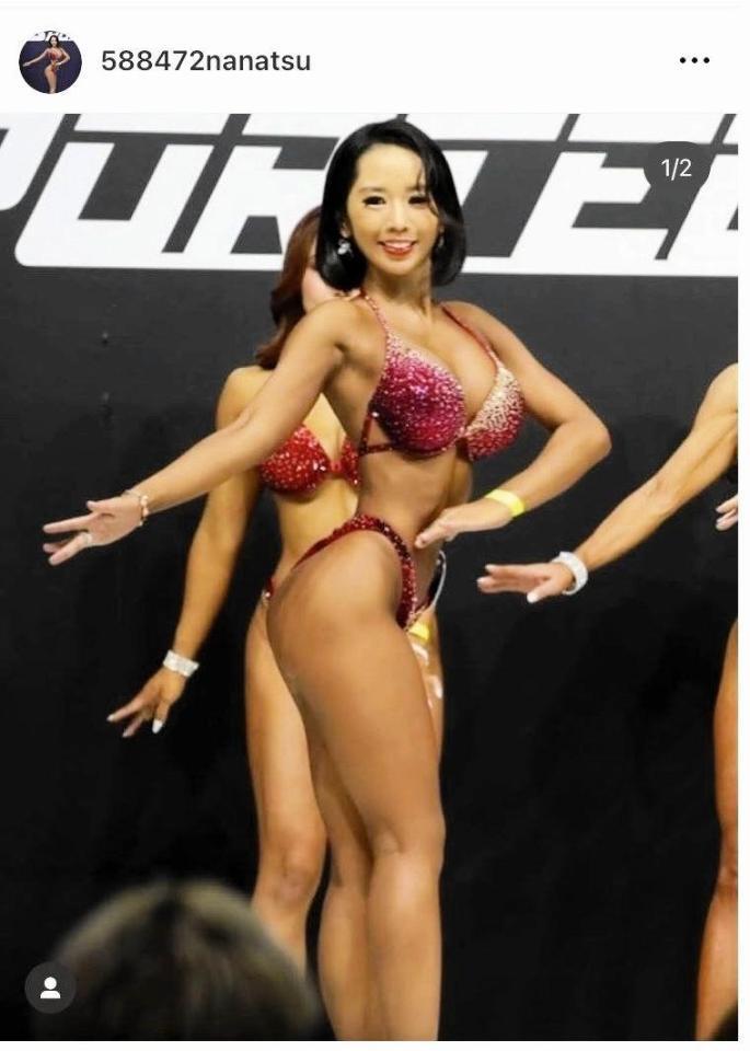 小林菜夏キャスターのインスタグラム（５８８４７２ｎａｎａｔｓｕ）より