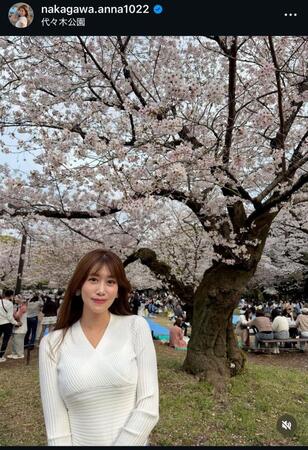 中川安奈のインスタグラム＠ｎａｋａｇａｗａ．ａｎｎａ１０２２から