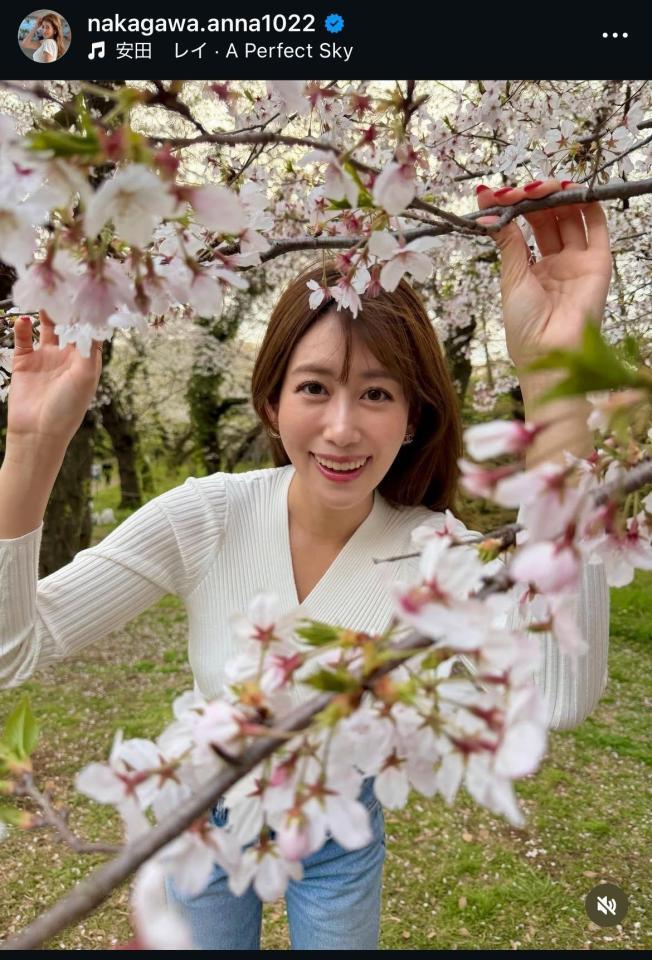 中川安奈のインスタグラム＠ｎａｋａｇａｗａ．ａｎｎａ１０２２から