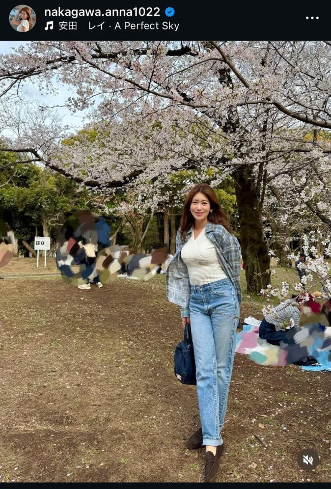 中川安奈のインスタグラム＠ｎａｋａｇａｗａ．ａｎｎａ１０２２から
