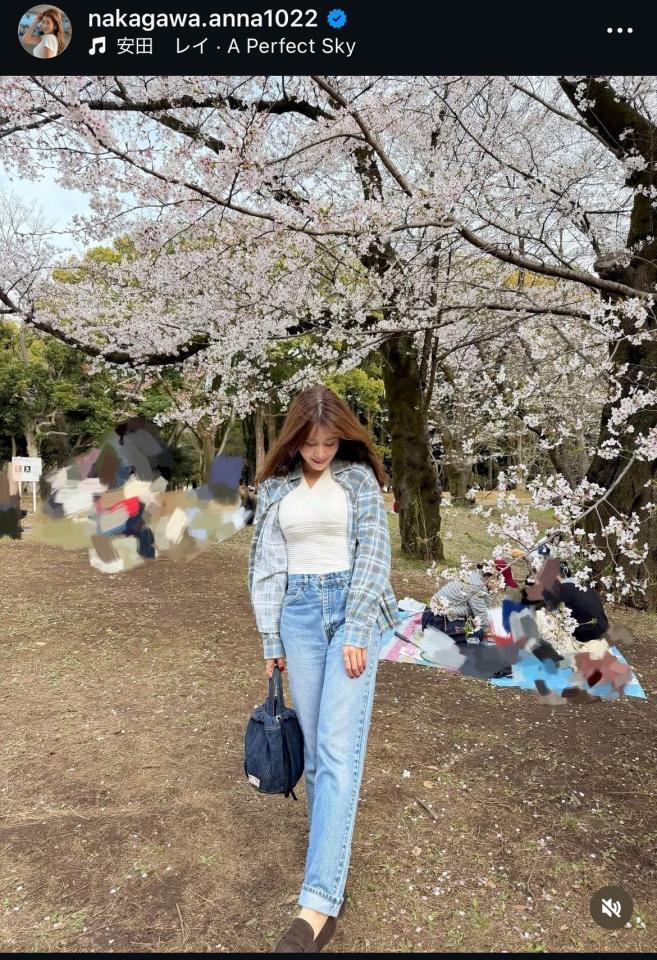中川安奈のインスタグラム＠ｎａｋａｇａｗａ．ａｎｎａ１０２２から
