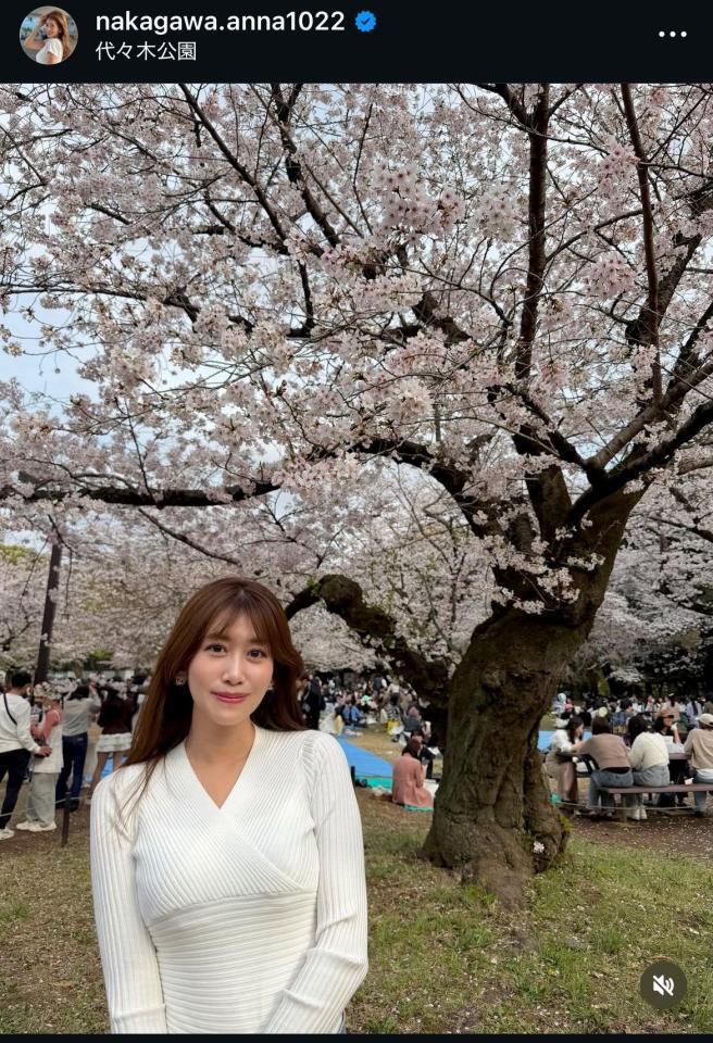 中川安奈のインスタグラム＠ｎａｋａｇａｗａ．ａｎｎａ１０２２から