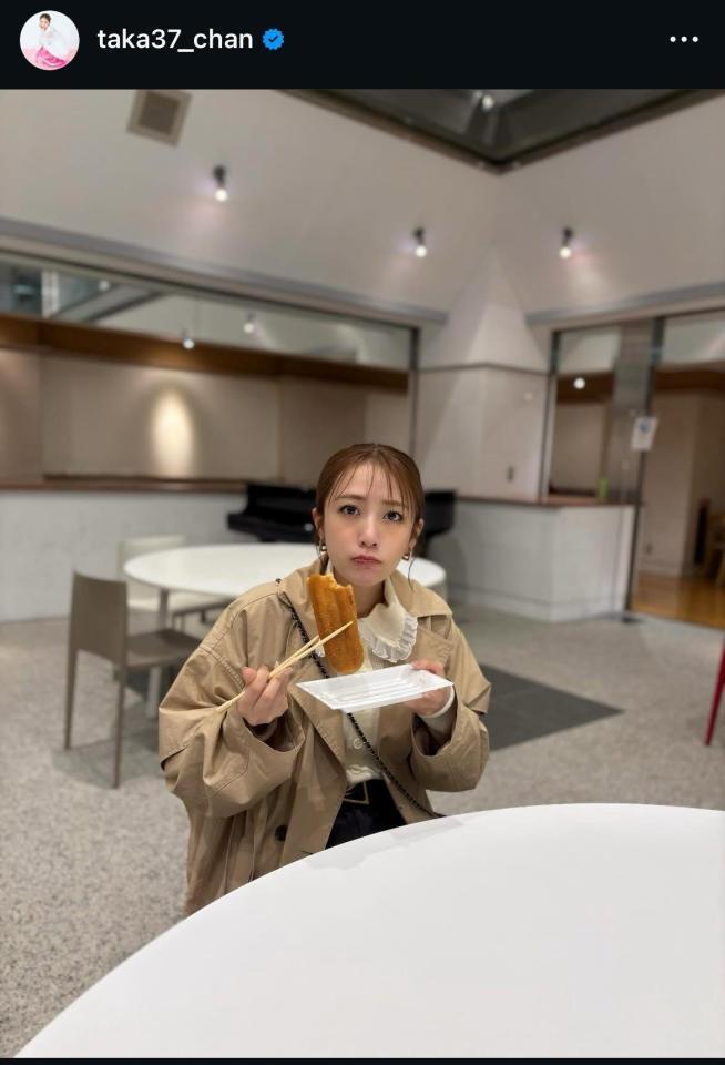 高橋みなみのインスタグラム＠ｔａｋａ３７＿ｃｈａｎから