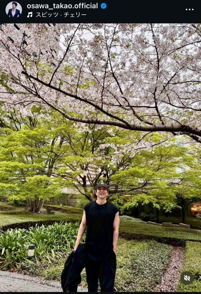 大沢たかおのインスタグラム＠ｏｓａｗａ＿ｔａｋａｏ．ｏｆｆｉｃｉａｌから