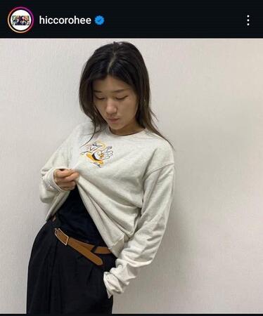 ヒコロヒーのインスタグラム　ｈｉｃｃｏｒｏｈｅｅ（＠ｈｉｃｃｏｒｏｈｅｅ）より。