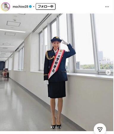 望月理恵アナウンサーのインスタグラム＠ｍｏｃｈｉｅｅ２８