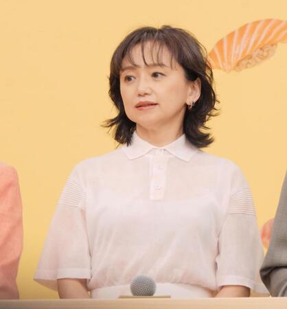 イベントに出席した永作博美