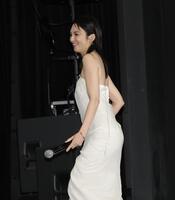 登壇する田中麗奈（撮影・棚橋慶太）