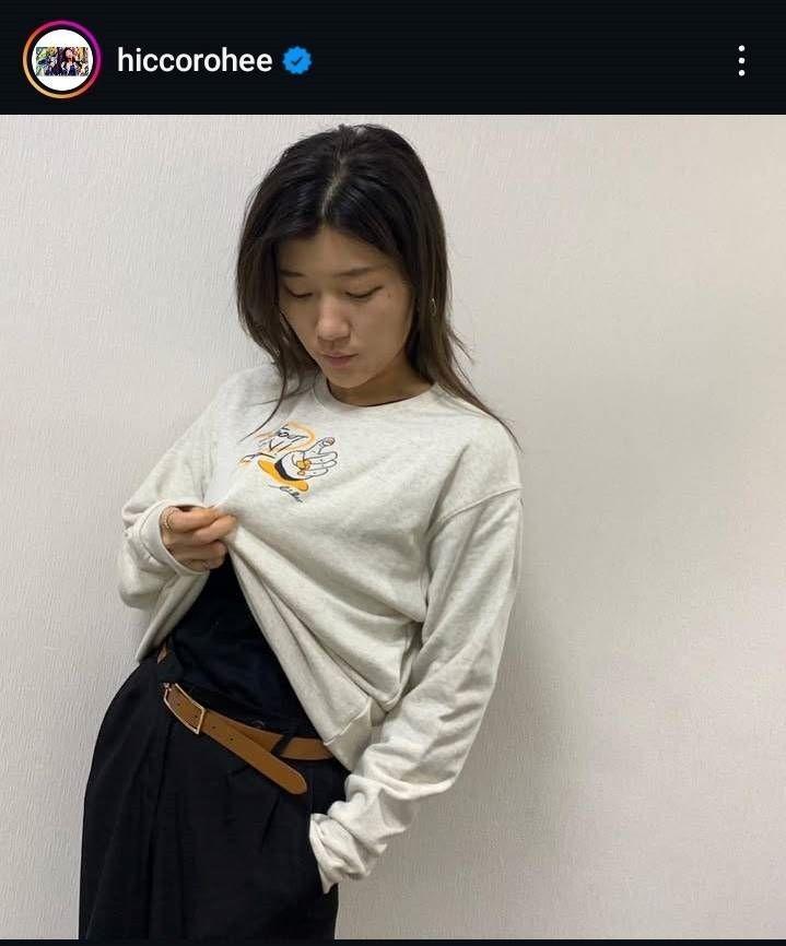 ヒコロヒーのインスタグラム　ｈｉｃｃｏｒｏｈｅｅ（＠ｈｉｃｃｏｒｏｈｅｅ）より。