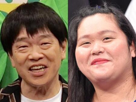 蛍原徹（左）とぼる塾・田辺智加