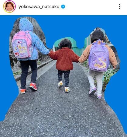 ２４年１２月１７日付の横澤夏子のインスタグラム＠ｙｏｋｏｓａｗａ＿ｎａｔｓｕｋｏより