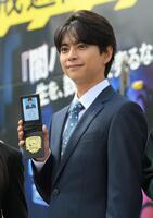 テレビ朝日系ドラマ「ボーダレス～広域移動捜査隊～」記者会見に登場した佐藤勝利（撮影・伊藤笙子）