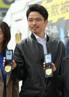 テレビ朝日系ドラマ「ボーダレス～広域移動捜査隊～」記者会見に登場した井ノ原快彦（撮影・伊藤笙子）