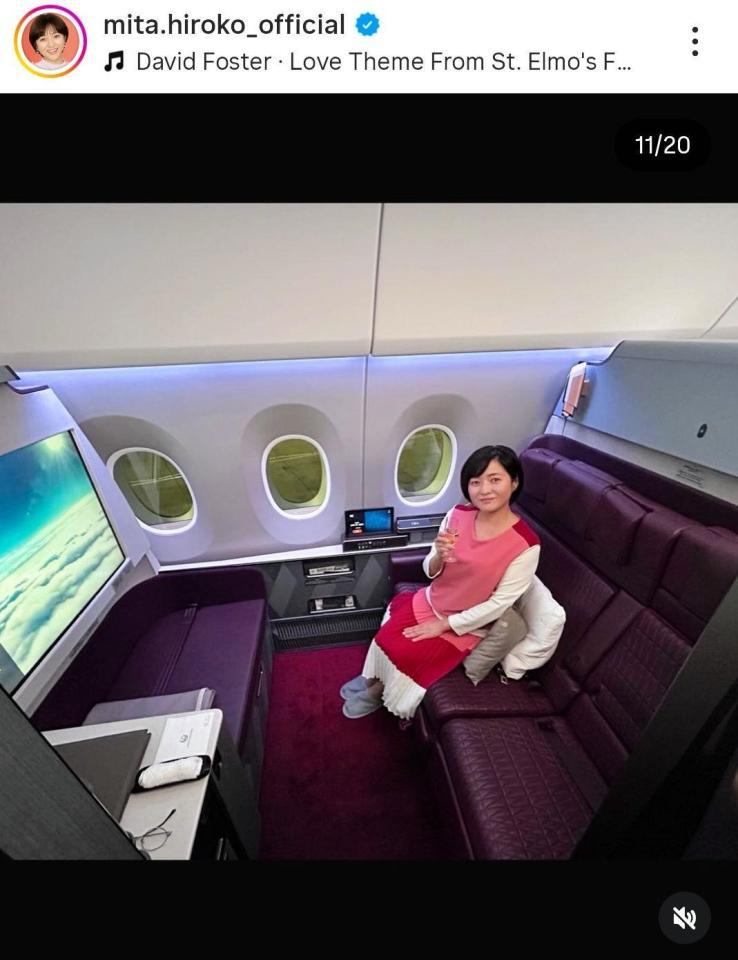 三田寛子のインスタグラム＠ｍｉｔａ．ｈｉｒｏｋｏ＿ｏｆｆｉｃｉａｌ（４月５日付）より 