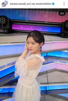 鈴木新彩アナのインスタグラム＠ｓａｒａｓａ．ｓｕｚｕｋｉ＿ｅｘ（４月５日付）より