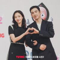 韓国動画配信サービス・ＴＶＩＮＧの公式Ｘ＠ｔｖｉｎｇｄｏｔｃｏｍより　「ユミの細胞たち２」では、ＧＯＴ７のジニョン（右）とタッグ