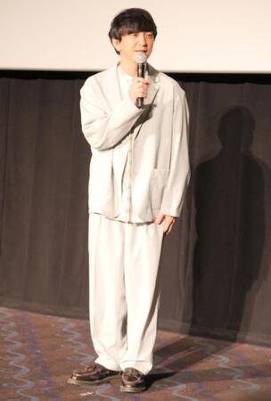 イベントに出席した向井慧＝東京・ＴＯＨＯシネマズ日比谷