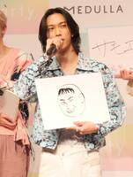 新しく挑戦したい髪形を絵で表現した池﨑理人