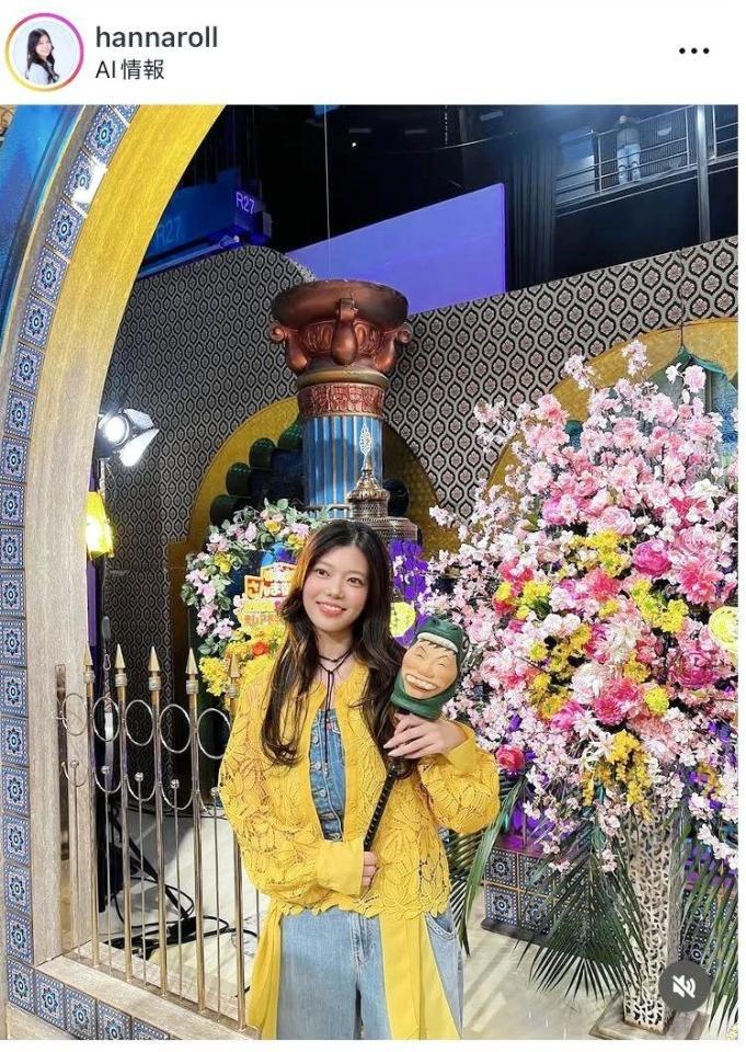 眞木花のインスタグラム（ｈａｎａｒｏｌｌ）より